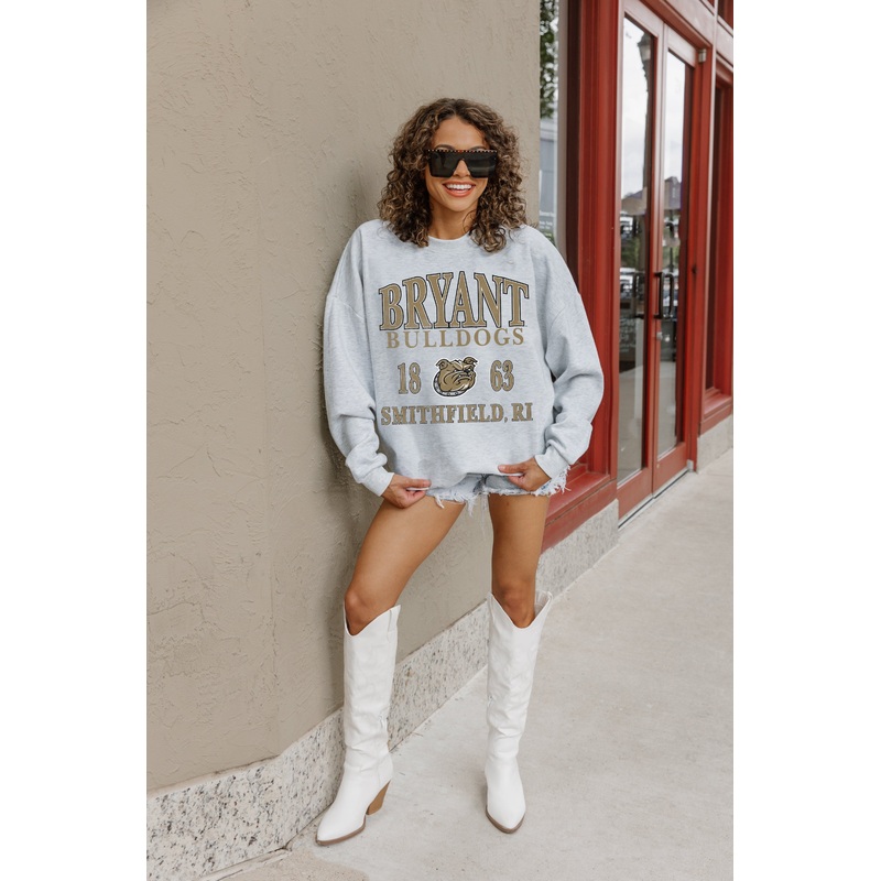 BRYANT BULLDOGS Allegiance Fleece Drop-Shoulder Pullover