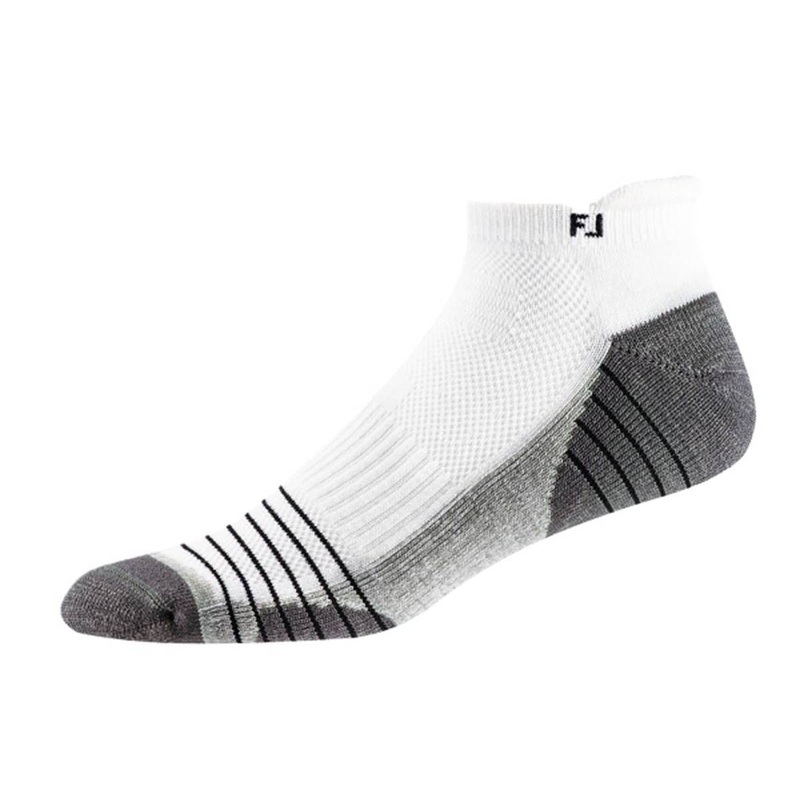 FootJoy TechSof Tour Roll-Tab Sock – White