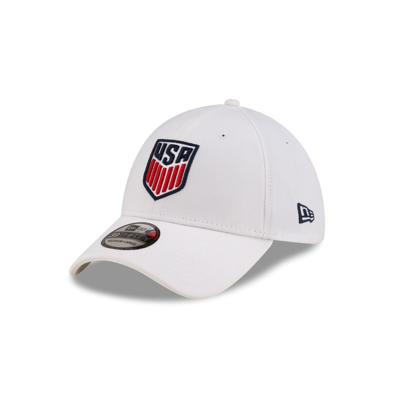 U.S. Soccer Men’s National Team White 39THIRTY Stretch Fit Hat