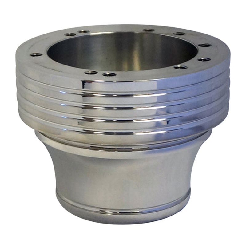 Adapter, Billet Polished with Grooves, E-Z-Go PN# ACC-SW60
