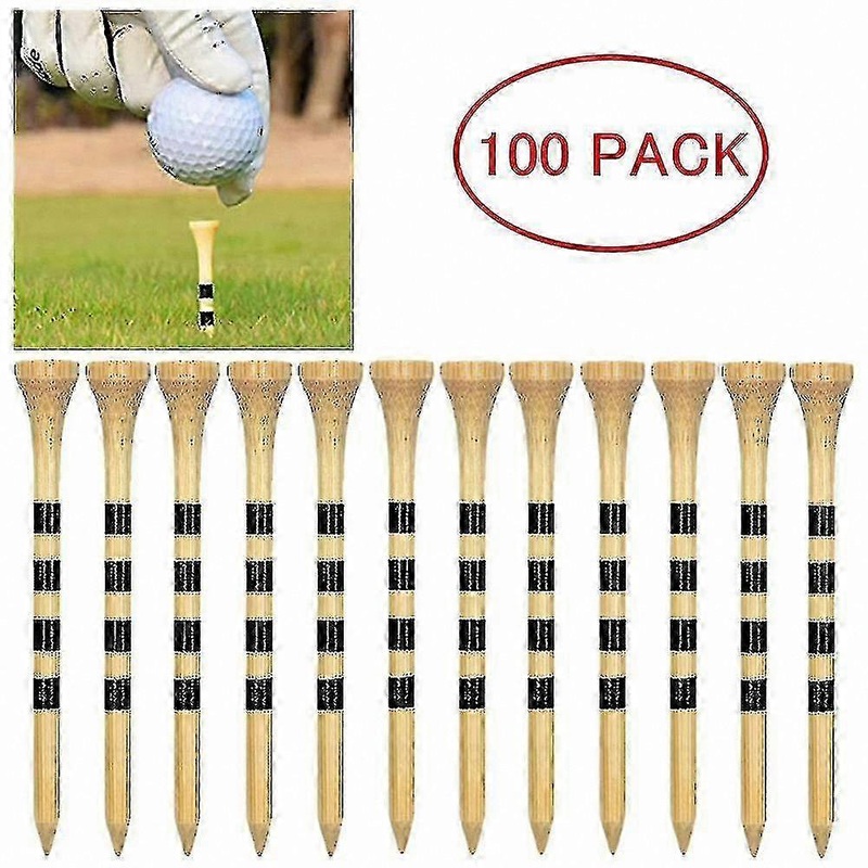 100 Pack 70mm Ball-Shaped Nails for Golf Practice