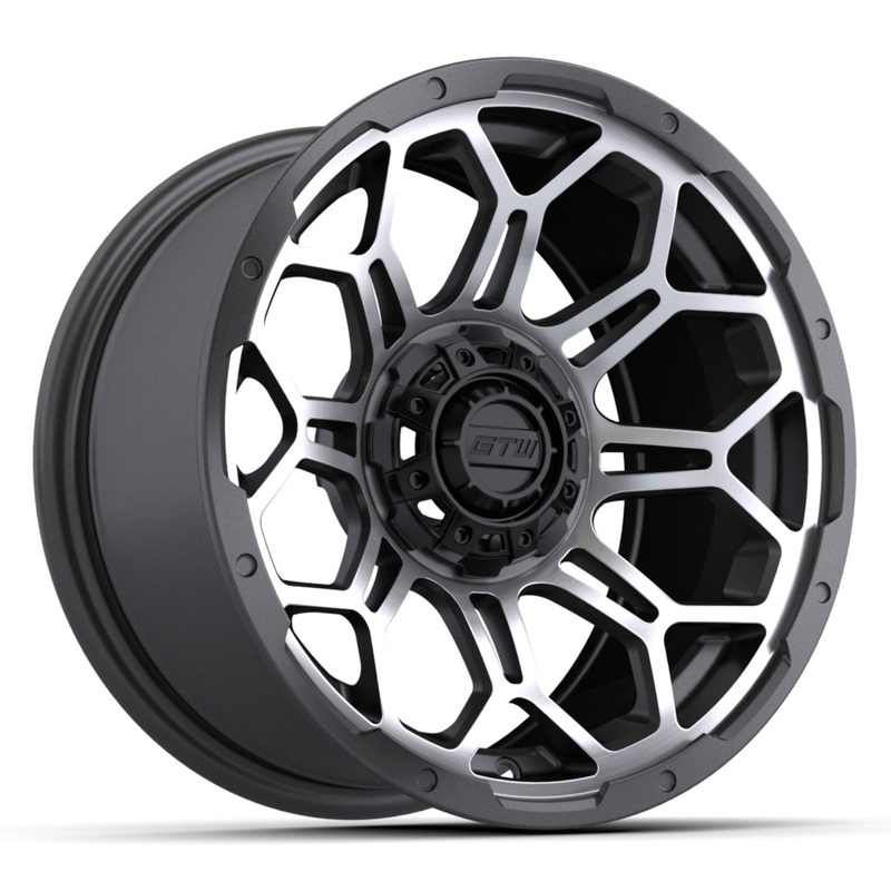 14 GTW Bravo Wheel (Matte Grey-Machined) PN# 19-225