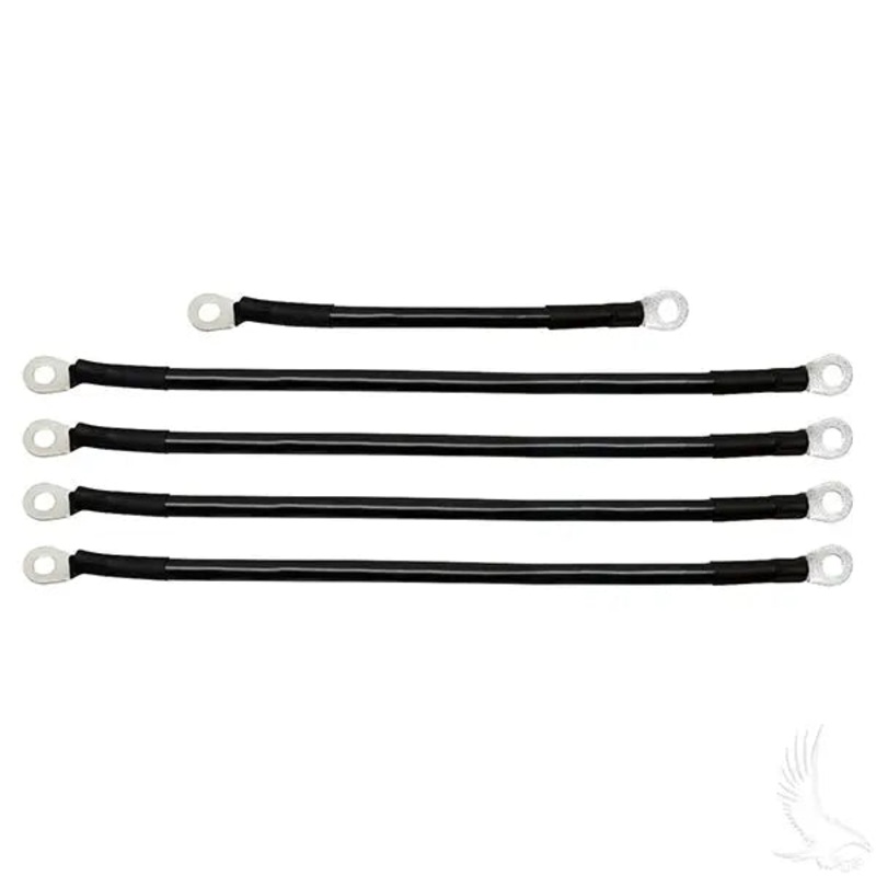 Battery Cable SET, Includes (1) 7 (4) 14 4 gauge, E-Z-Go TXT 48V