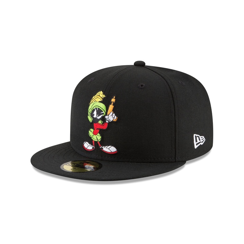 Looney Tunes Marvin the Martian Black 59FIFTY Fitted Hat