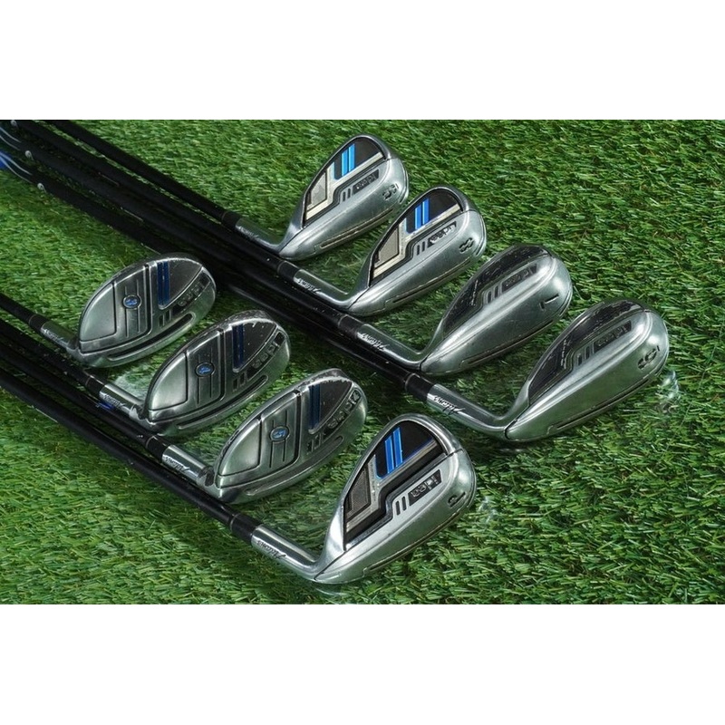 ADAMS IDEA 2014 IRONS/HYBRIDS SET 3H-P RAYON BASSARA 60 REGULAR RH ~ LOOK!!