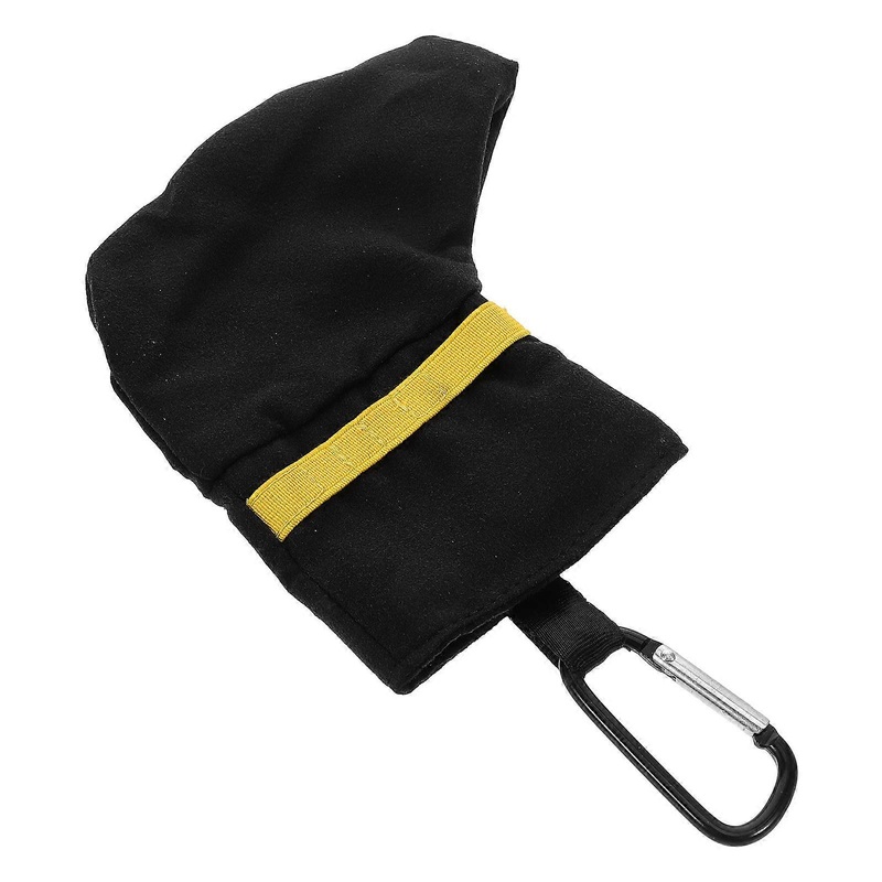 Black Golfs Ball Holder Durable Cloth Golf Balls Bag for Daily Use