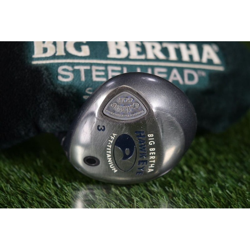 CALLAWAY GOLF BIG BERTHA HAWKEYE VFT 3 WOOD GEMS 50 LADIES FLEX SHAFT HEADCOVER
