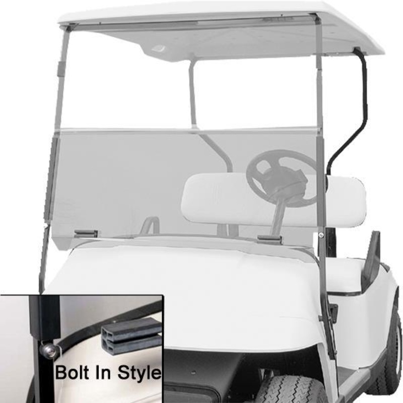 RedDot EZGO TXT/T48 Bolt Folding Clear Windshield (Years 2014-Up) PN# 6911