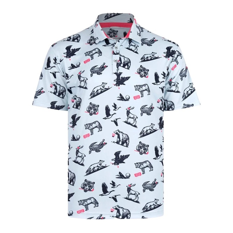 Swannies Ted Golf Polo|Sky|Small|Medium|Large|X-Large|XX-Large|XXX-Large