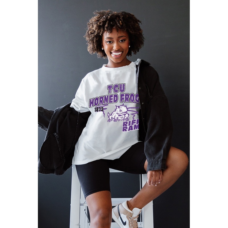 TCU HORNED FROGS In The Lead Oversized Tee