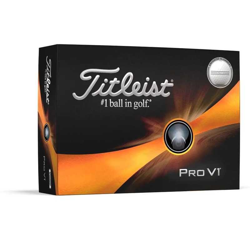 Titleist Pro V1 Enhanced Alignment Golf Balls – 2023 – Prior Generation