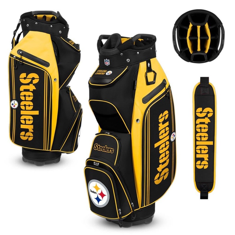 WinCraft NFL Pittsburgh Steelers The Bucket Cart Bag
