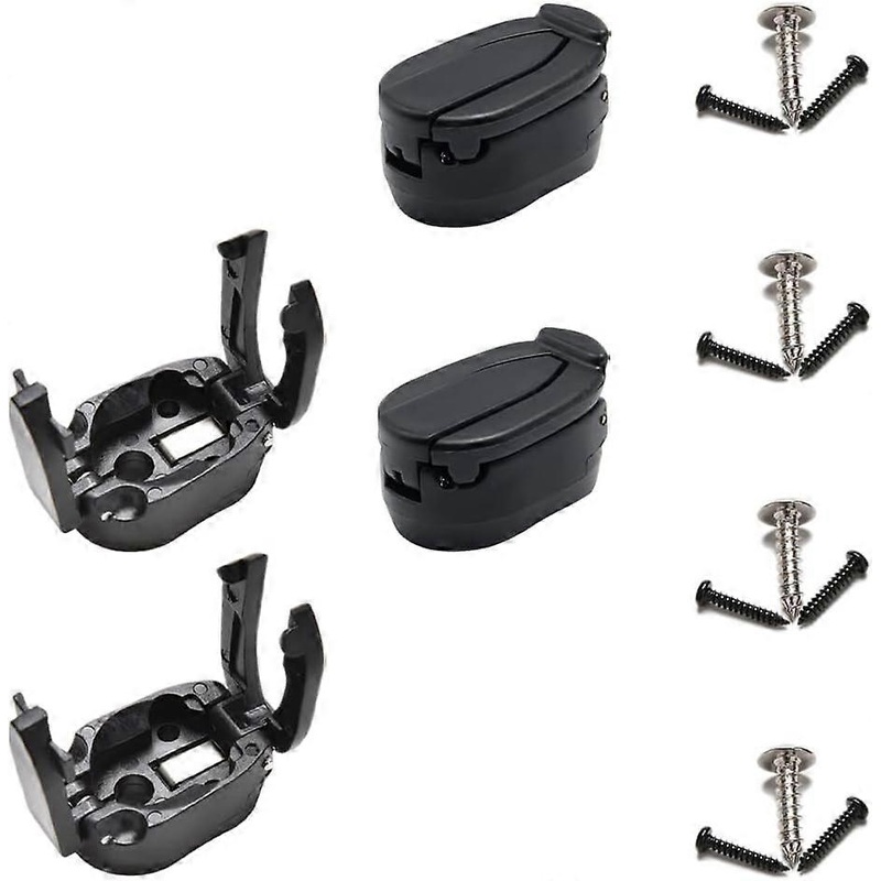 Golf Ball Retriever Mini Foldable Golf Ball Black Plastic Pick Up Tool Golf Ball Training Aids Pickers For Putter Grip Golf Accessories Tools(Black)(4