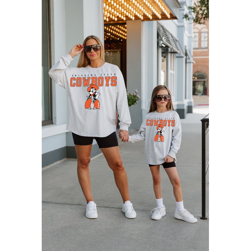 OKLAHOMA STATE COWBOYS Big Goals Kid’s Long-Sleeve Tee