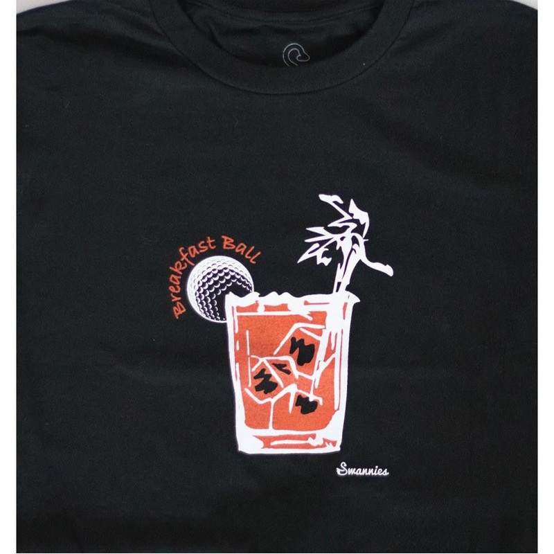 Swannies Breakfast Ball Tee|Black|Blue|Light Blue|Navy|Small|Medium|Large|X-Large|XX-Large