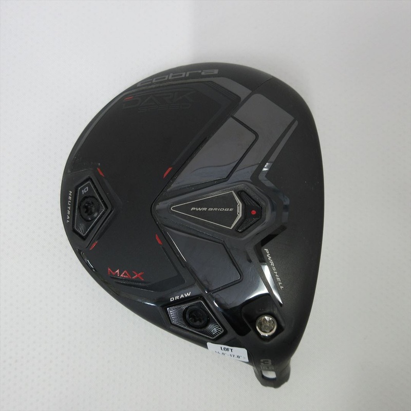 Cobra Fairway DARK SPEED MAX 3W 15.5 (Head Only)