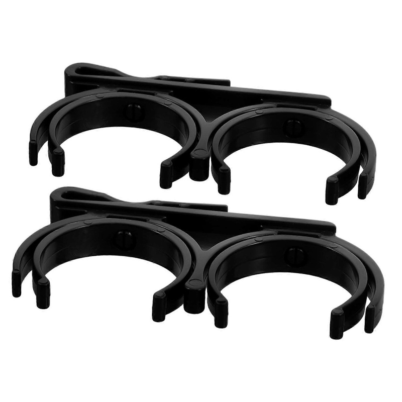 Golf Clips Set of 2 with Accessories for Men – Ball Marker Hat Clip, Golf Ball Picker, Organizer, Black