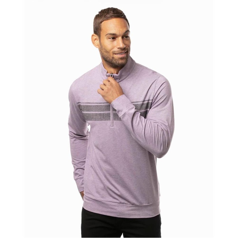 Travis Mathew Fleeced 1/4 Zip|Heather Arctic Dusk|Small|Medium|Large|X-Large|XX-Large|XXX-Large