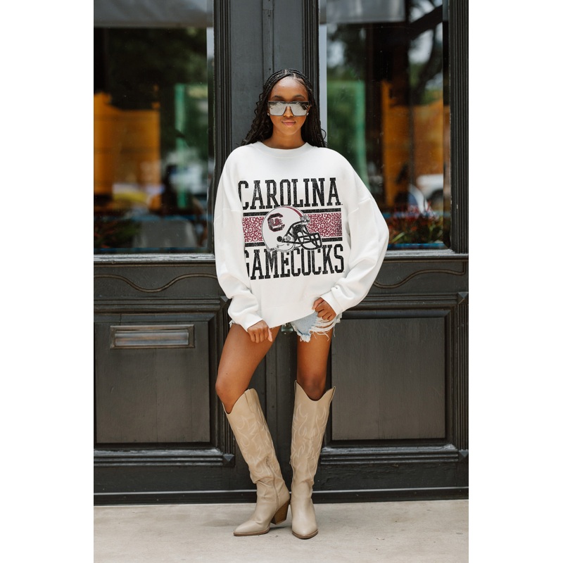 SOUTH CAROLINA GAMECOCKS Fair Catch Crewneck Pullover