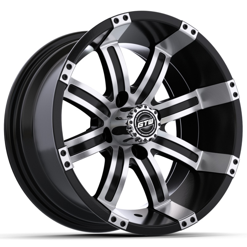12 GTW Tempest Black with Machined Accents Wheel PN# 19-135