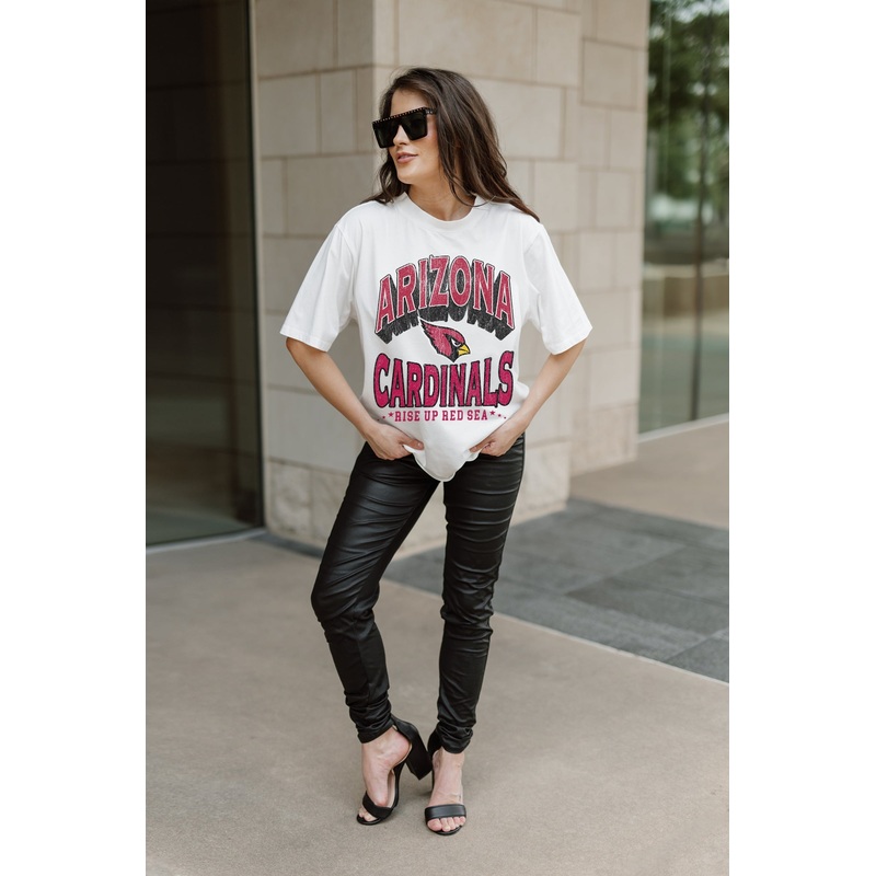 ARIZONA CARDINALS Shakedown Oversized Crewneck Tee