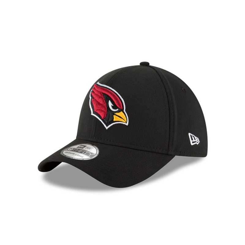Arizona Cardinals Team Classic Black 39THIRTY Stretch Fit Hat