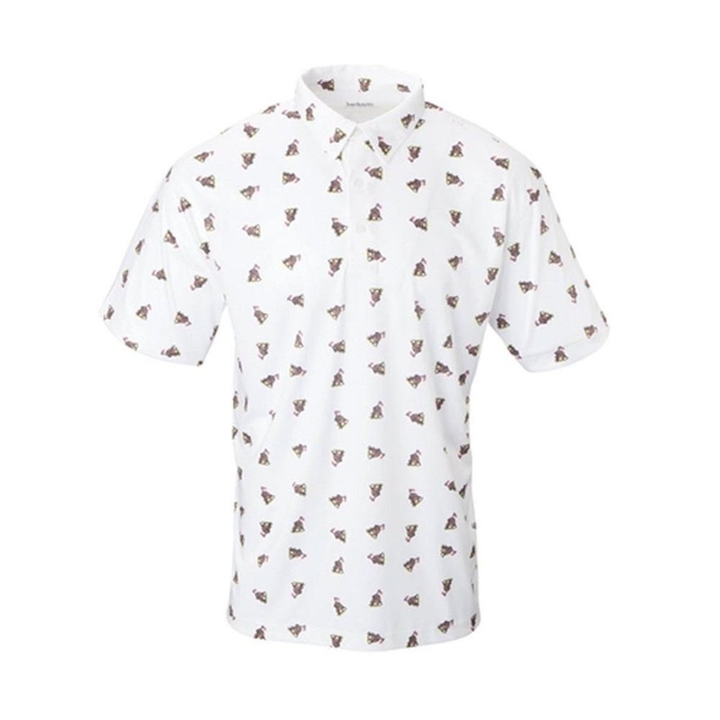 Backspin Mr. Varmint Polo|Small|Medium|Large|X-Large|XX-Large|White Multi