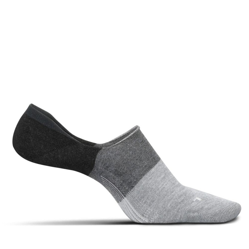 Feetures Everyday No Show Colorblock Golf Sock
