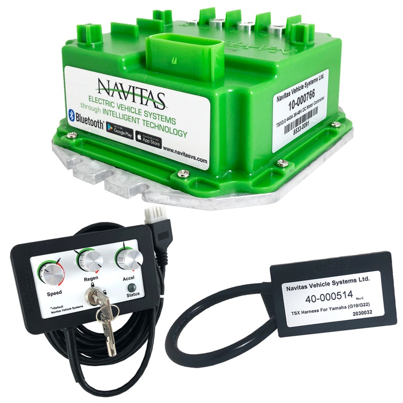 Yamaha G19/G22 48-Volt Navitas 600-Amp TSX3.0 Controller Kit with On-the-Fly Programmer PN# 25-114
