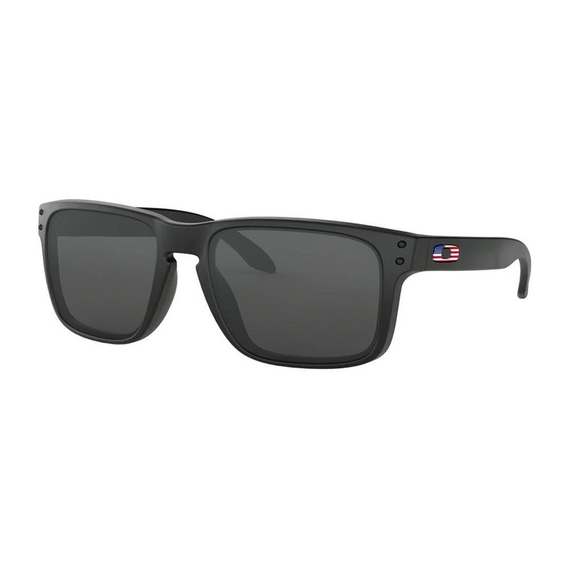 Oakley Holbrook Flag Collection Sunglasses – Matte Black/Grey – US Flag