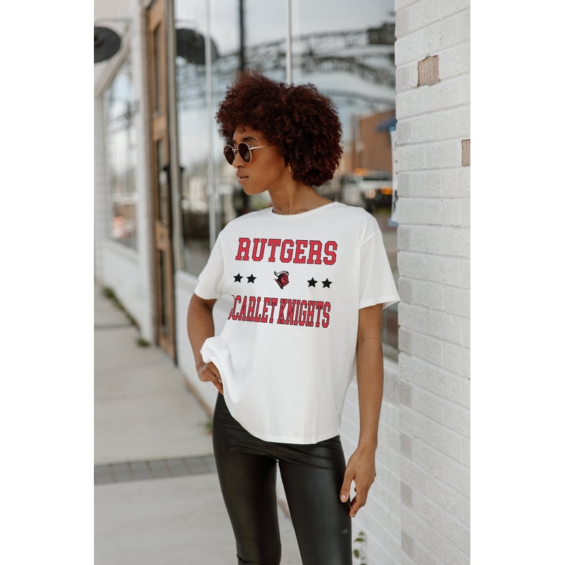 RUTGERS SCARLET KNIGHTS To The Point Flowy Tee