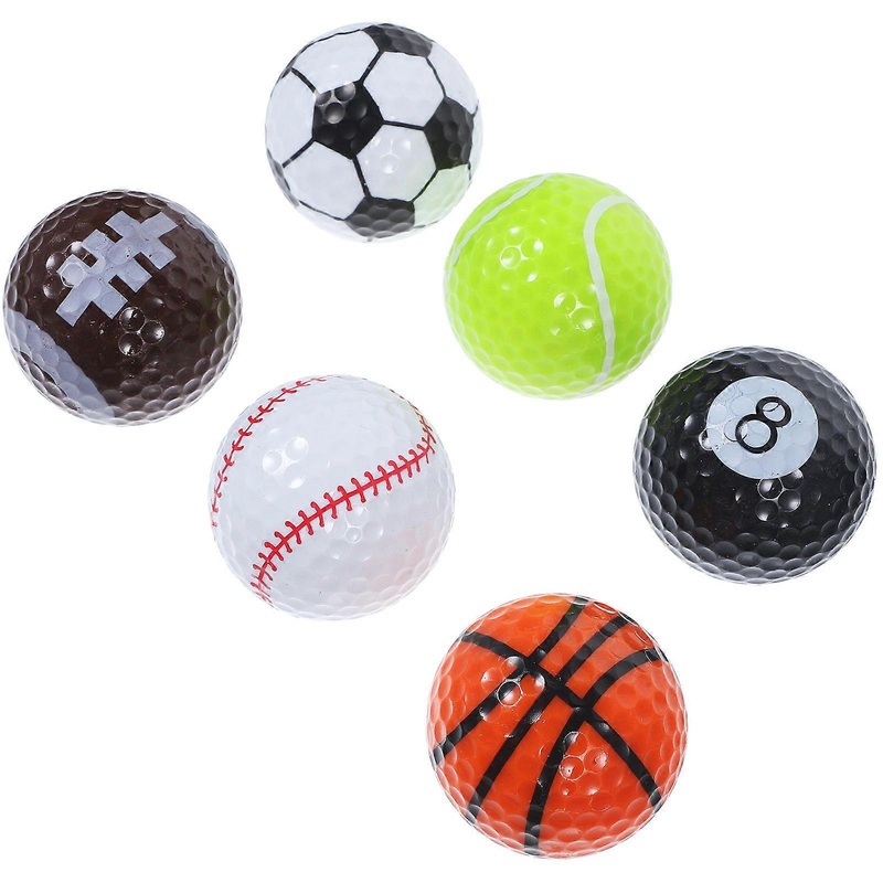 Golf Training Ball Smooth Surface Golf Balls Improve Abilities Sports Themed Adults 6.09X3.93X1.77In 1Set