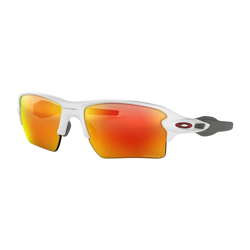 Oakley Flak 2.0 XL Sunglasses – Polished White/Prizm Ruby