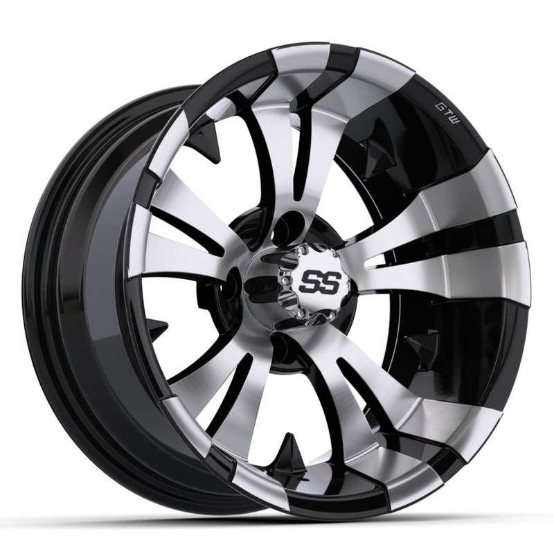 14 GTW Vampire Black with Machined Accents Wheel PN# 19-168