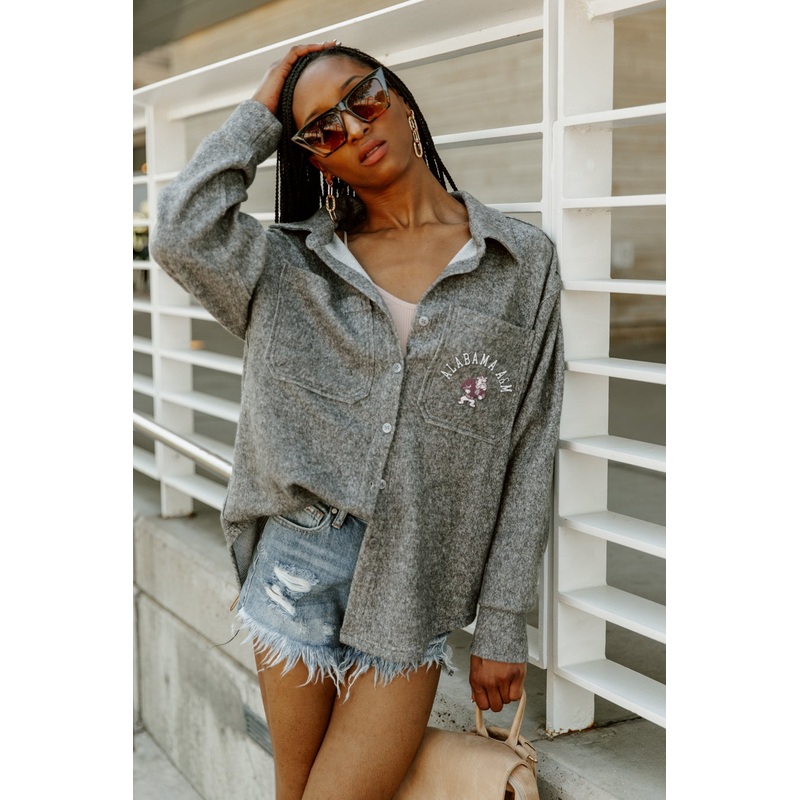 ALABAMA A&M BULLDOGS SWITCH IT UP BUTTON DOWN SHACKET