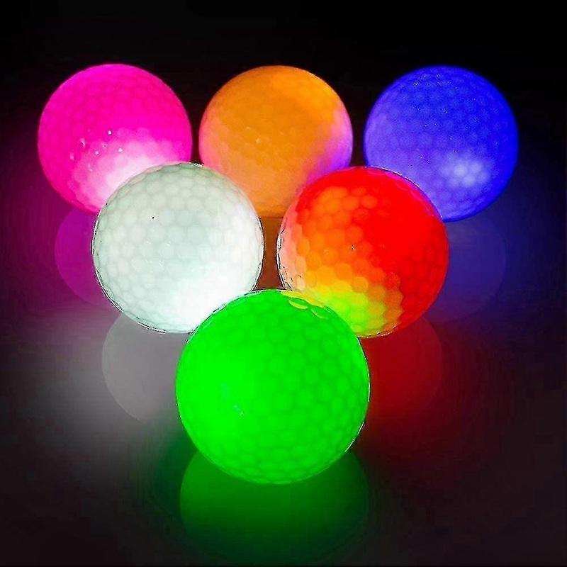 Illuminated Golf Balls with Glow-in-Dark Technology for Night Use