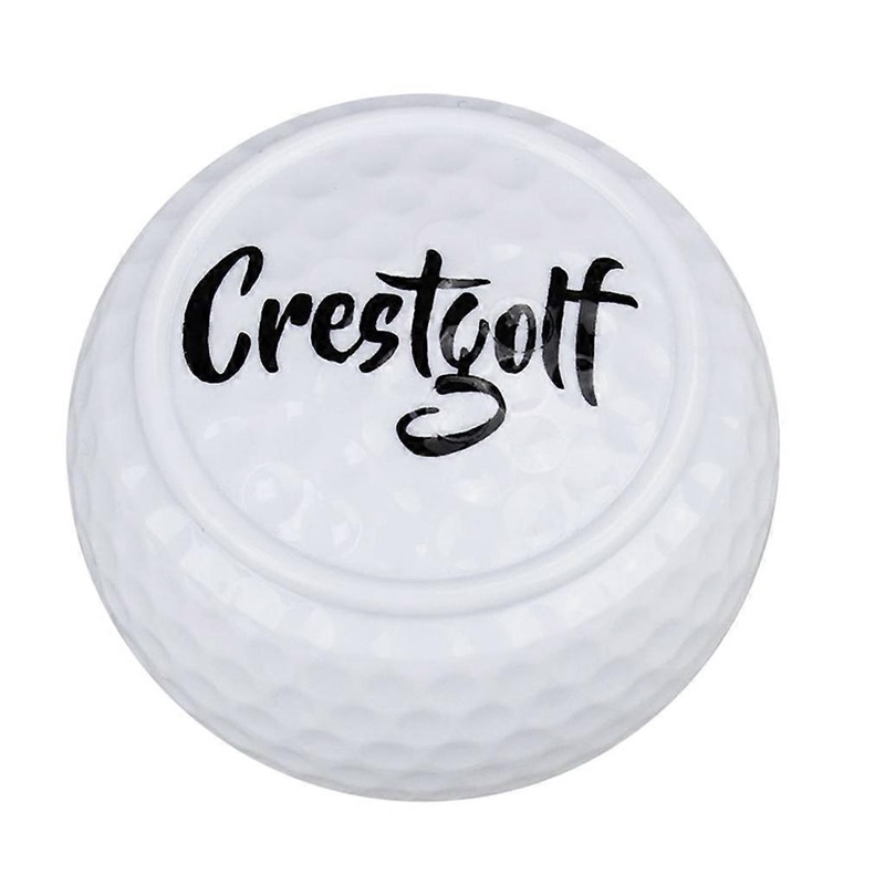 Portable Flat Golf Practice Ball Lightweight Two Layer Driving Range Balls