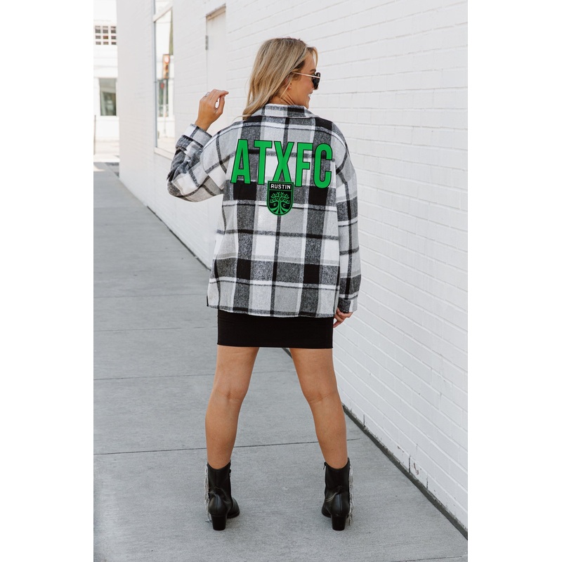 AUSTIN FC Fieldside Fun Plaid Overshirt