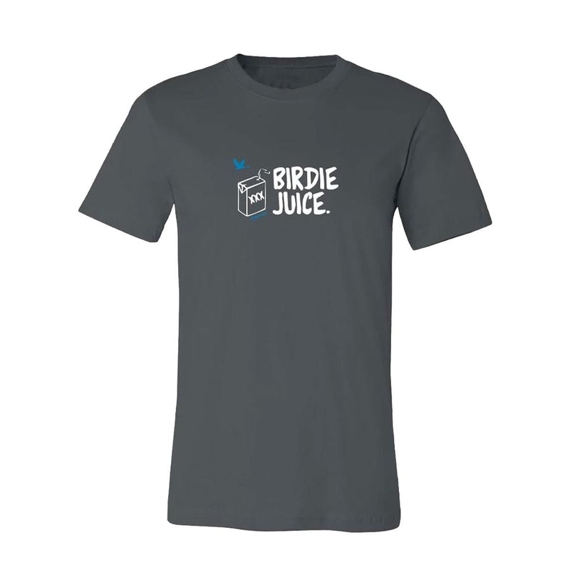 Swannies Birdie Juice Tee|Charcoal|Light Blue|Small|Medium|Large|X-Large|XX-Large