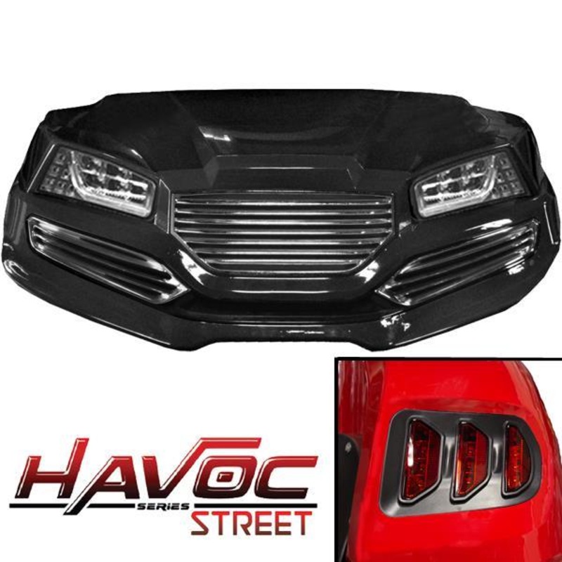 Yamaha G29/Drive HAVOC Street Body Kit in Black (Years 2007-2016) PN# 05-048KS