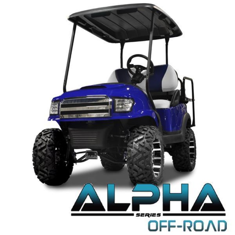 Club Car Precedent ALPHA Off-Road Front Cowl Kit in Blue (Years 2004-Up) PN# 05-027CO
