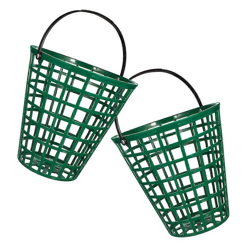 Green Plastic Golf Ball Storage Container Lightweight and Portable for Holds 100 Golf Balls