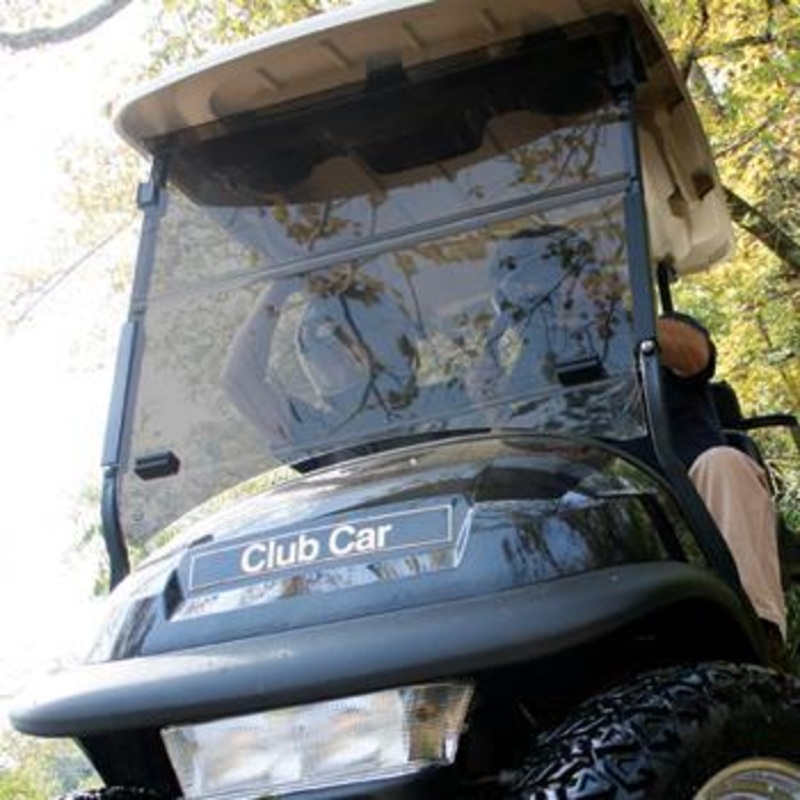 RedDot Club Car Precedent/Tempo/Onward Impact-Resistant Folding Tinted Windshield (Years 2004-Up) PN# 35345