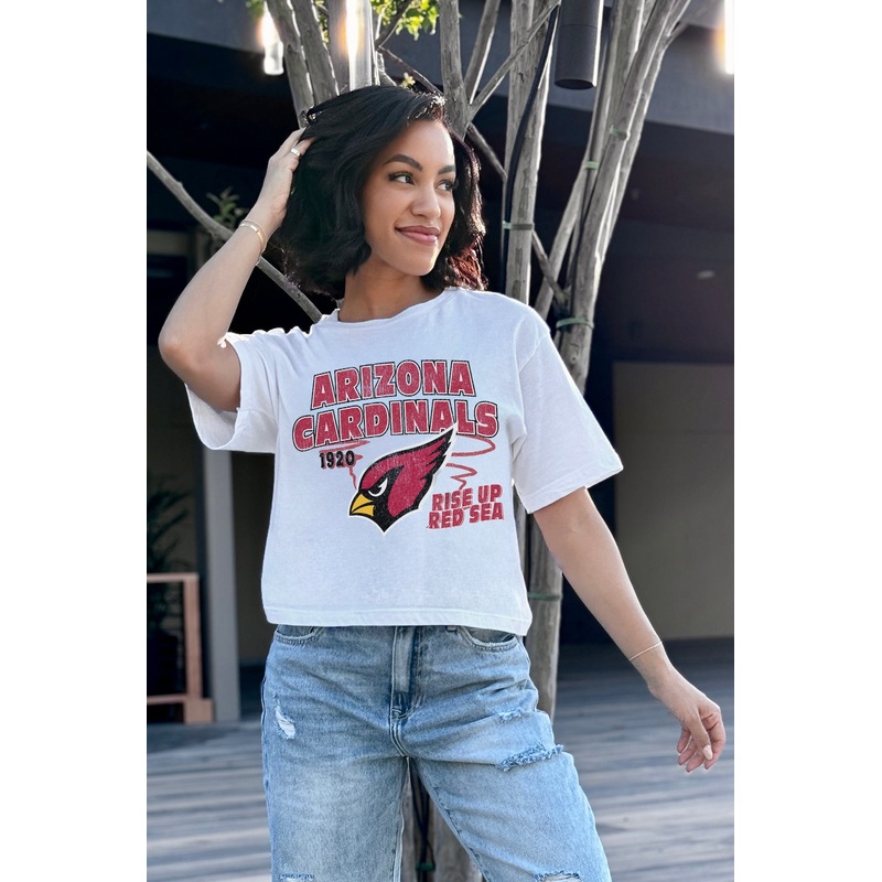 ARIZONA CARDINALS Gameday Goals Boxy-Fit Crop