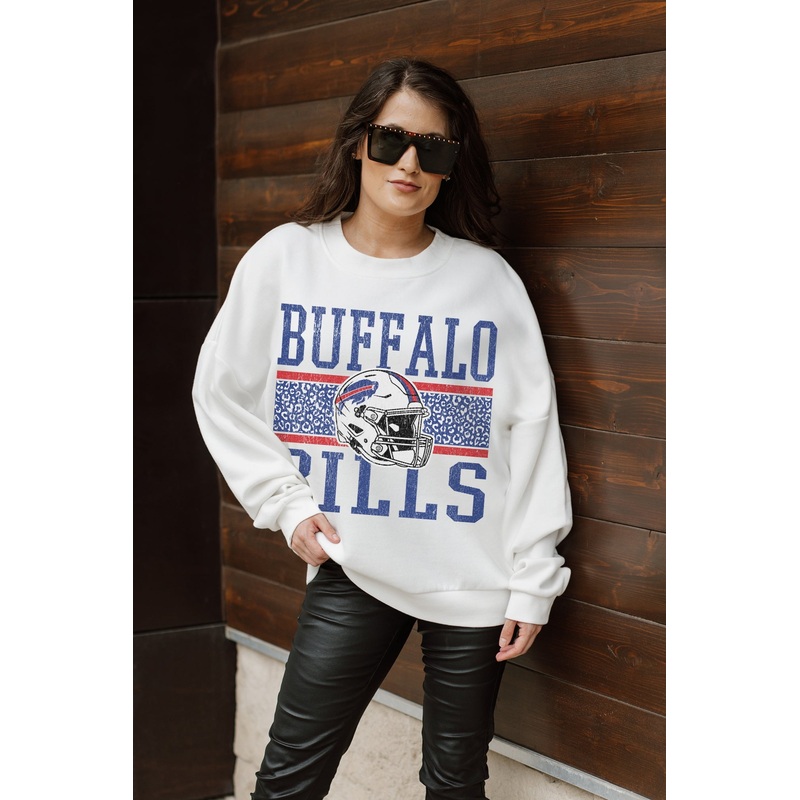 BUFFALO BILLS Fair Catch Crewneck Pullover
