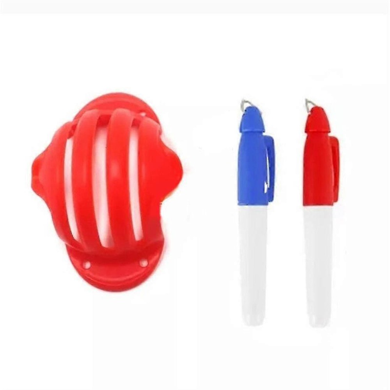 Golf Ball Triple Track 3 Line Marker Stencil Erc Chrome Soft Odyssey + 2 Pen High Quality