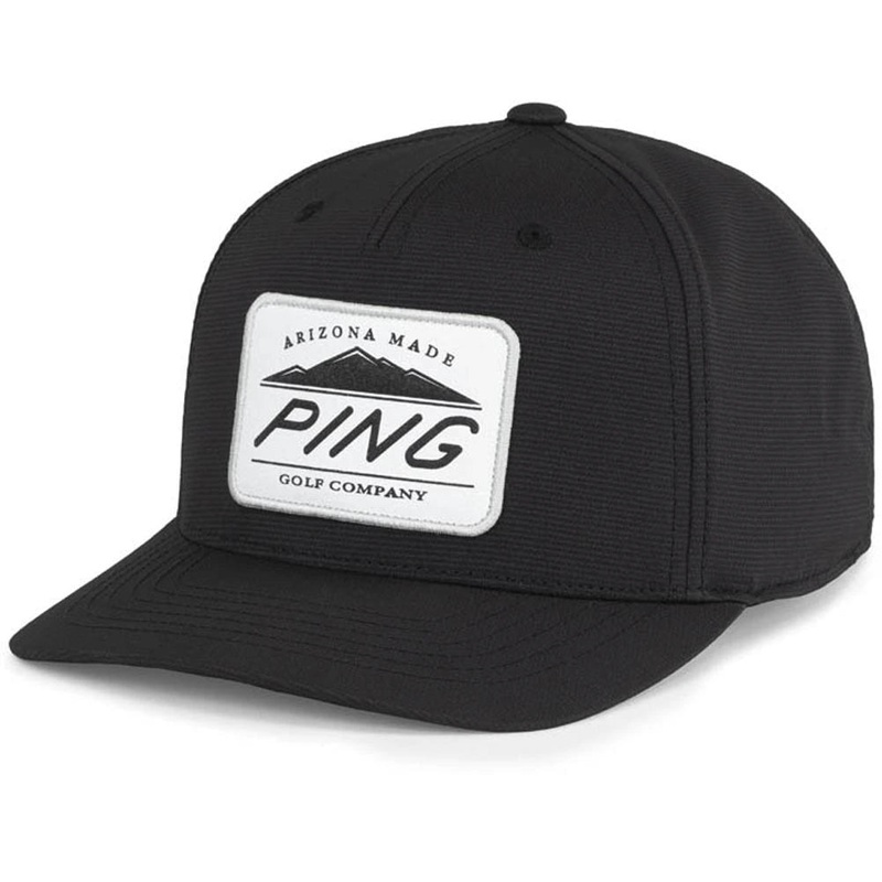 Ping Camelback Patch Golf Hat|White|Black|Light Grey