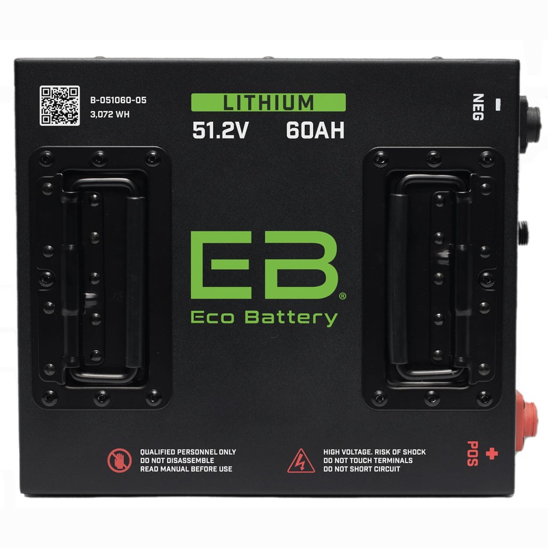Eco Battery 51V 60Ah Cube LifePo4 Lithium Battery Only