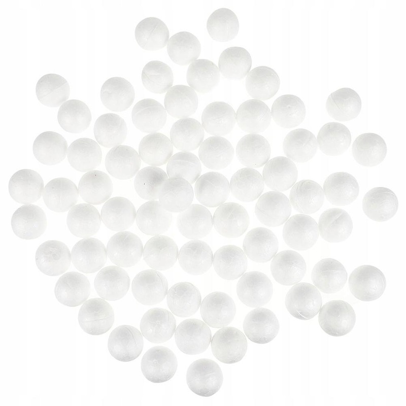 Foam Balls White Smooth Balls Polystyrene