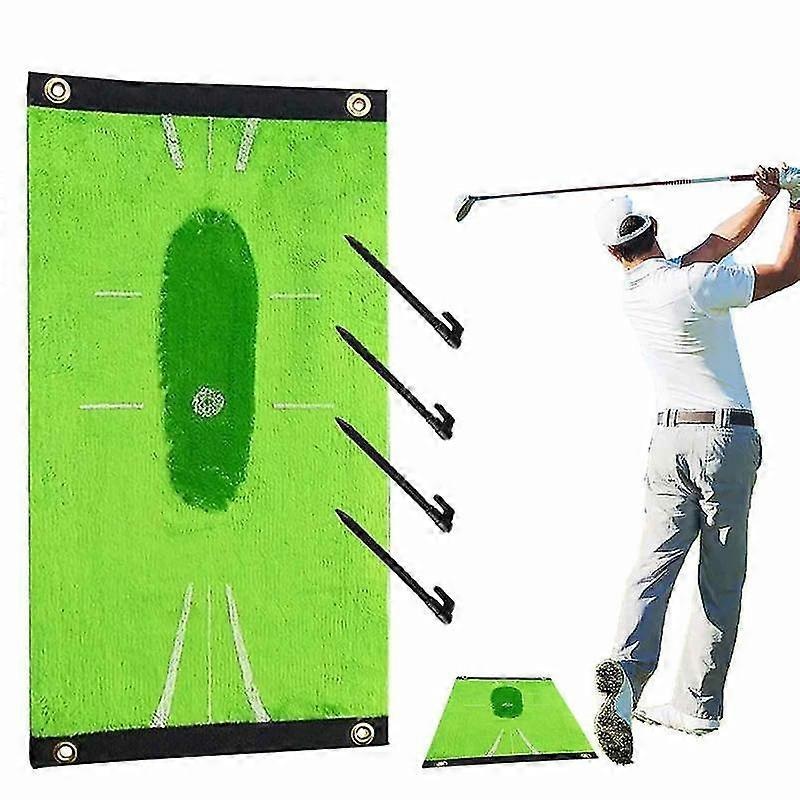 Swing Mat Golf Training For Detection Batting Portable Hitting Indoor/outdoor Analysis Path